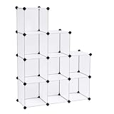 Viel Stauraum - Fachmaße des Standregals: 30 x 30 x 30 cm (B x H x T); Kapazität jedes Faches: 27 L; gesamte Kapazität (9 x Fach): 243 L. Sorgt für praktische Aufbewahrung von Schuhen, Kleidung oder Spielzeug, ein 