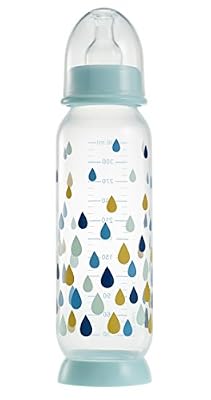 Béaba Biberon Demi-Lune Rainbow Bleu 330 ml