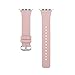 Price comparison product image Strap for Apple Watch 38mm Genuine Leather Straps Light Weight Replacement Wristband Bracelet for iWatch Apple Watch Series 1/2 / 3/4 38mm (Pink)
