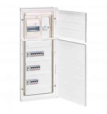 Legrand LEG05105 Bac étroit isolant gtl encastré pour coffret 3 rangées + platine 51 mm