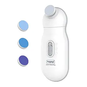 Hopop Electric Nail Trimmer with Storage Case (Includes 4 Different Nail File Pads Suitable for Baby, Toddler and Kids)