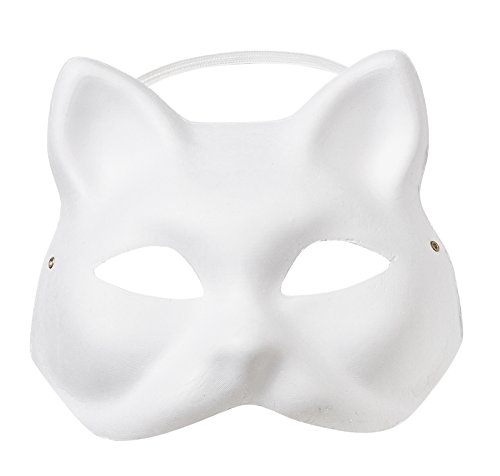 Maske Katze 19 x 16,5 cm