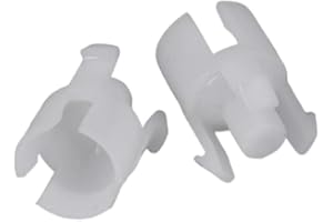 BETTECSO 2 PCS Bcc Auto Frizione Cilindro Maestro Clip Fibbia per Citroen Elysee C2 C3 C4 C5 C6 per Peugeot 307 308 408 2008 3008 207 2182 J6 Clutch Master Cylinder Buckle Clip Car 9801271180 9676534480