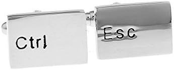 Ashton and Finch Computer Key Cufflinks for Men | Novelty Computer Tech Geeks Gifts & Presents