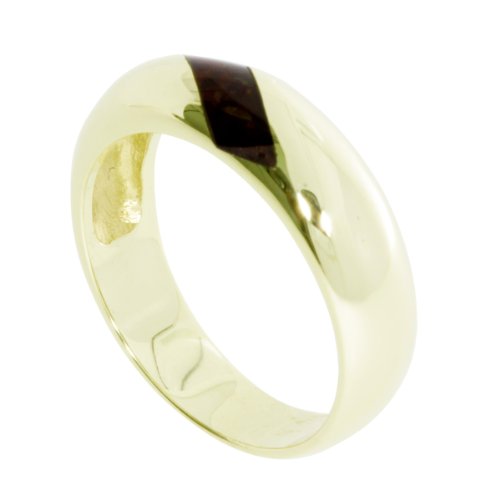 InCollections Damen-Ring 333/000 Gold mit Bernstein Gre 62 (19.7) OS07375