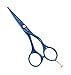 Produktbild BLUE TITAN - Profi-Haarschere Friseurschere Haarschneideschere unserer Ergo Titan Line ROSTFREI, blau Titan beschichtet - von NTS-Solingen, Made in Germany! (6,0" = ca. 15,3 cm)