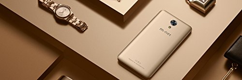 M-Net Power 1 Smartphone Ohne Vertrag 5050 mAh Akku OTG 5.0 Zoll HD IPS Bildschirm 1280*720 Pixels MTK6580 Android 7.0 Quad Core Dual SIM - Gold