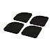Produktbild Masterein 4PCS Schwarz Eva Multifunktions Waschmaschine Anti-Schock-Pads Anti-Rutsch-Kühlschrank Mute Pad