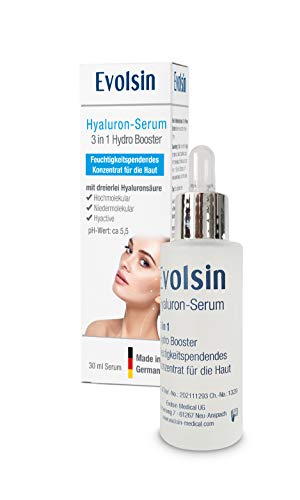 Evolsin Hyaluron Crème Gel I Anti-âge Haute Efficacité d'acides hyaluroniques Panthenol & Cactus I Spend Hydratant, Soulage les rides et augmente l'élasticité de la peau.