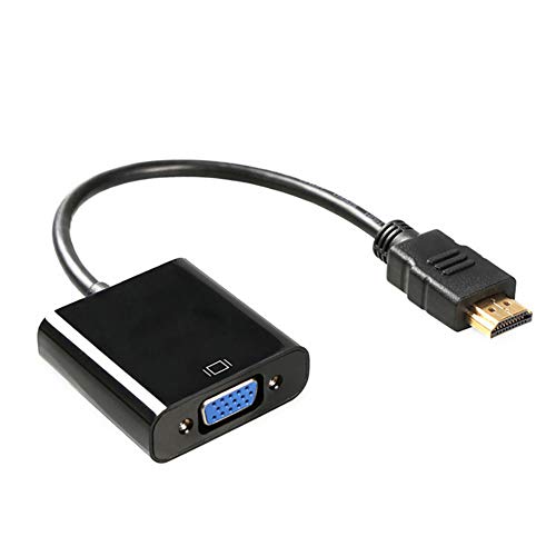 Preisvergleich Produktbild Runfon HDMI auf VGA Patchkabel, Schwarz, 1 Stück