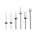 WILSON Ceramic Grinding File Bits Set for Acrylic Salon Art Nails Design, 6 in 1