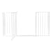 Safetots Multi Panel Fire Surround fireguard White All widths Fire Guard (46D x 138W cm)