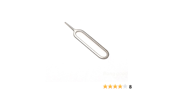 X Sim Card Removal Tool Pin Ejector Key For All Models Iphone Ipad Samsung Galaxy S Models Note And Most Other Manufacturers See Description Amazon Co Uk Electronics