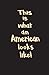 Produktbild This is What an American Looks Like!: Blank Journal and Music Trivia