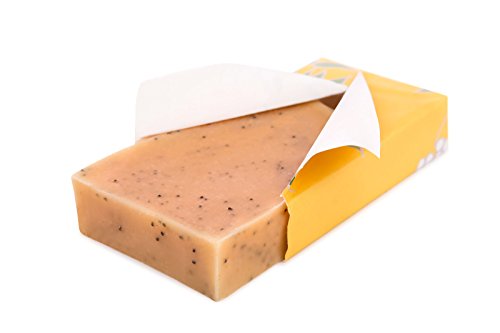 Clovelly Soap Co natürliche, handgefertigte Seife mit Limone & Mohnsaat für alle Hauttypen 100g - 2