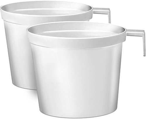 Mini-Wasserkocher MPM, Reisewasserkocher mit 0,5 l Fassungsvermögen, automatische Abschaltung, Elektrischer Teekocher mit einer Leistung von 1000W, weiß, inkl. 2 Plastiktassen