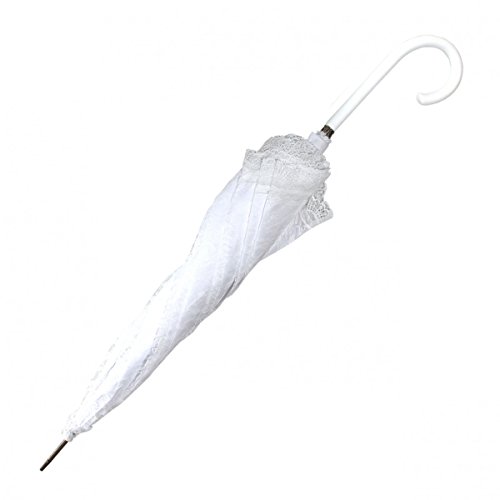 Nicolas Deschamps - Ombrelle Retro Romantique - Blanc