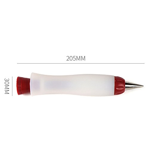 Schokolade Stift für Backen, Soriace® Prämie Silikon Tortenspritze / Garnierspritze / Spritztüllen / Spritzenstift Kuchen Deko für Küche, Speisen, Bar - 7