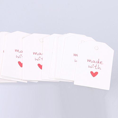 100 Hecha Con Amor Etiqueta De Papel Kraft De Boda Etiqueta Del Regalo Del Partido Cordel Blanco reviews 100 Hecha Con Amor Etiqueta De Papel Kraft De Boda Etiqueta Del Regalo Del Partido Cordel Blanco