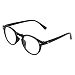 Zyaden Full Rim Round Unisex Eyewear Frame (Frame-A198|50|Transparent) RS.495.00