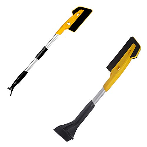 Pala-Da-Neve-Con-Spugna-Di-Gomma-Per-Raggiungere-Lintero-Parabrezza-Leggero-E-Robusto-Design-In-Alluminio-Per-Proteggere-La-Tua-Auto-Da-Danni