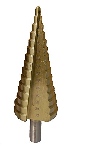 Profi Stufenbohrer Kegelbohrer Konusbohrer titannitriert 4 – 32 mm - 2