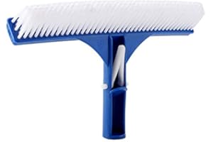 GAROSA Cepillo Limpiafondos Piscina 10 Pulgadas - Herramienta Profesional para Limpieza de Algas en Paredes de Hormigón y Gunite