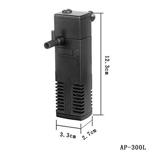 Majome Pompe à Eau de Filtre d'aquarium Interne avec la Filtration de Barre de Jet Durable pour l'aquarium