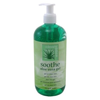 Clean+Easy Soothe Aloe Vera Gel 16oz Pump (2 Pack)