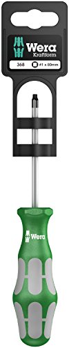 Wera 368 SB Schraubendreher für Innen-Vierkantschrauben 368 1 x # 1x80;, 1 Stück, 05100070001