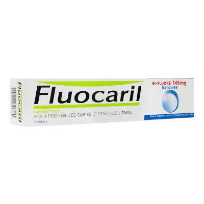 FluocarilGentives - Helps Prevent Carries and Strengthens Enamel - Pack of 4 x 75 ml