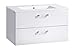 Produktbild ADELL 821 + UM 80D Badschrank, Laminierte Platte, weiß, 46 x 80 x 45 cm