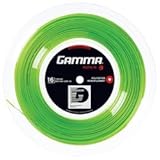 optimale Spieleigenschaften  Gamma Tennissaite Moto Lime 16 (1.29 mm) 200 m Rolle, GZMOR