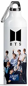 BTS Sipper Aluminum Water Bottle 600ml (Pack of 1) cb (sipper1)