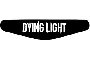DECUS SHOP Decus-Shop Playstation PS4 Light Bar Sticker, Selection of Designs, Black
