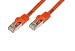 Produktbild Ligawo Patchkabel Cat.7 S-FTP PiMF RJ45 Cat6A Stecker für Netzwerk/Internet Anschluss ( 20m ) - orange