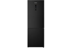Cecotec Frigorífico Combi 2 Puertas Bolero CoolMarket Combi 495 Black. 495 L, Altura 200 cm y 70 cm Ancho, Bajo Consumo, Sistema Multi Air Flow, total No frost, Multi Cooling