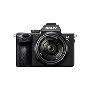 Sony Alpha ILCE-7M3K Full-Frame 24.2MP Mirrorless Digital SLR Camera with 28-70mm Zoom Lens (4K Full Frame, Real-Time Eye Auto Focus, Tiltable LCD, Low Light Camera) with Free Bag - Black