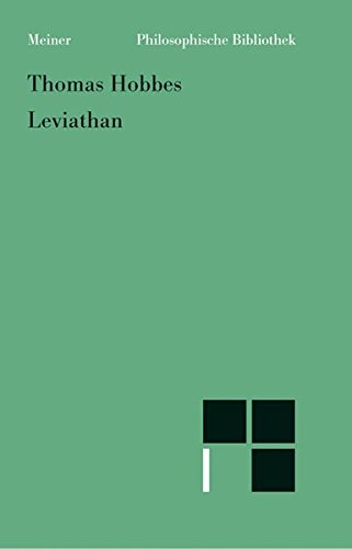 Leviathan (Philosophische Bibliothek)