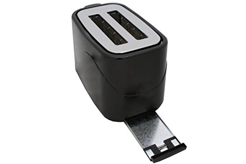Toaster COOK 4 YOU schwarz mit Brötchenaufsatz 700 W 2 Schei - 3