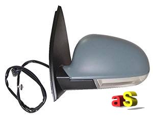 VW25438D - SPECCHIETTO RETROVISORE PER AUTO DESTRO DX ELETTRICO DA VERNICIARE