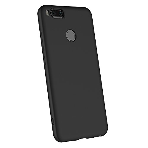 AICEK Funda Xiaomi Mi 5X Xiaomi Mi A1  Negro Silicona Fundas para Xiaomi 5X Carcasa Xiaomi Mi 5X Negro Silicona Funda Case  5 5  