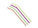 Produktbild 1500 Stk. Trinkhalme JUMBO Flexhalme neon (fluor) 250 mm Ø 8 mm, farbig sortiert