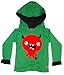 Monster Devil Hoody - Green 9 - 10 Yrs