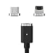 Produktbild WSKEN Magnetischer Blitz-Adapter Mini2 LED USB Sync und Schnelles Ladegerät Kabel für Android Samsung/Apple iProdukt 8 7 SE 6 6 S Plus pad Mini2 3 4 Air 2 pod (Schwarz)