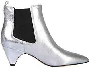 Sam Edelman Women's F9043L1900SILVER Silver Leather Ankle Boots
