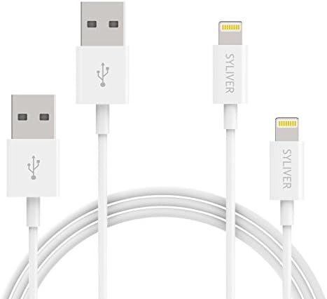 Lightning Cable,Syliver High Speed 2Pack 3.3ft / 1m Sync &amp; Charging Apple Lightning Cable for iPhone 7 / 7 Plus / 6s / 6s plus / 6 / 6 Plus / SE/ 5s / 5c / 5 , iPad and iPod touch 5G / 6G / 7G