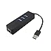 Produktbild Elviray USB 3.0-Hub Gigabit-Ethernet-LAN RJ45-Netzwerkadapter-Hub mit 3 USB-zu-RJ45-Netzwerkkabelsplitter für Mac-PCs