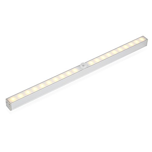 Preisvergleich Produktbild Asixx LED Schrankbeleuchtung, Wireless Nachtlich mit Bewegungsmelder für Tür, Flur, Treppe, Garage, Keller, Kleiderschrank usw, Kaltweiß / Warmweiß(Warmweiß)