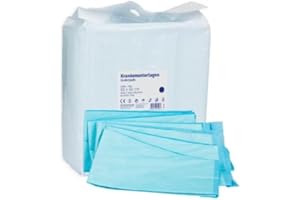 SF MEDICAL PRODUCTS GMBH Sofex Alèses jetables 60x60 cm – 50 pièces, 5 Couches – alèses médicales de lit Incontinence, alèse jetable pour bébé, alèse pour Chien, alèses jetables absorbantes, Anti-fuites et antidérapantes